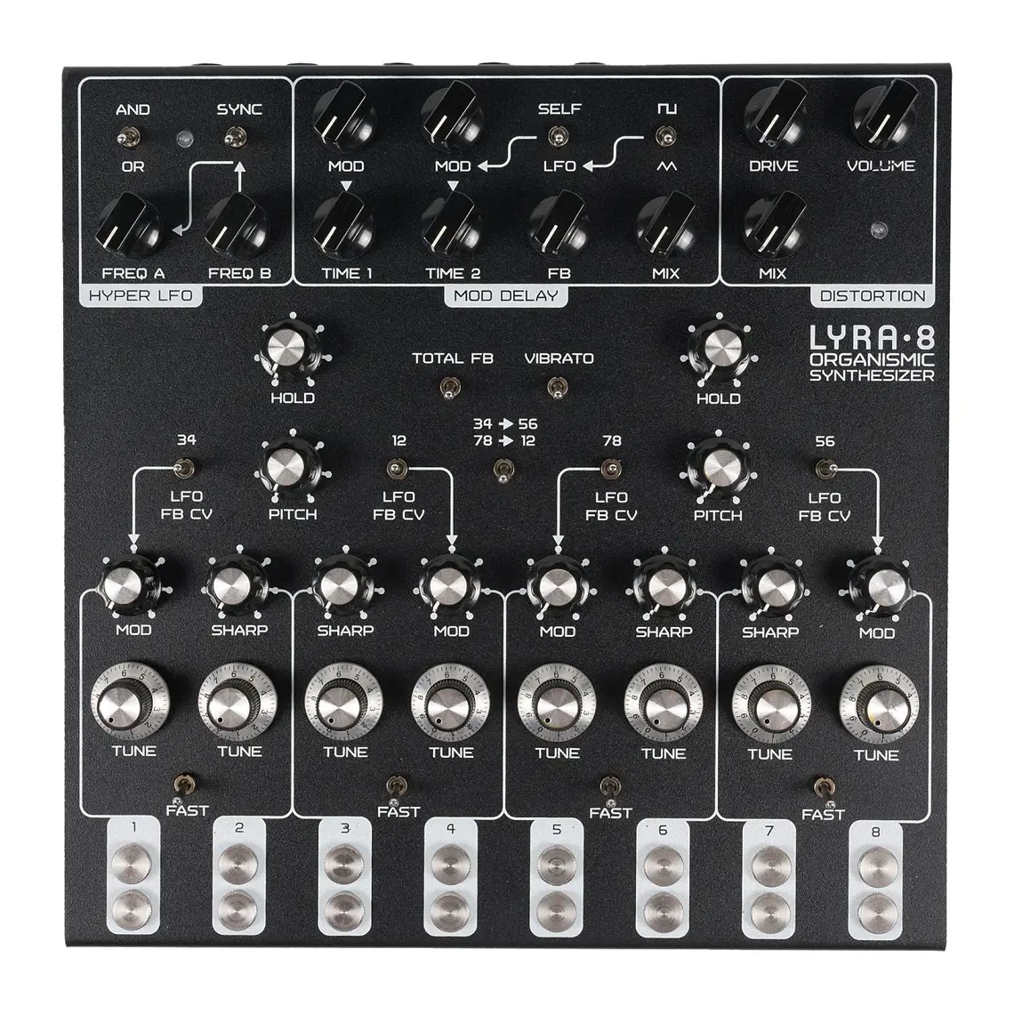Soma Laboratory Lyra 8 Organismic Drone Negro Sintetizador 1