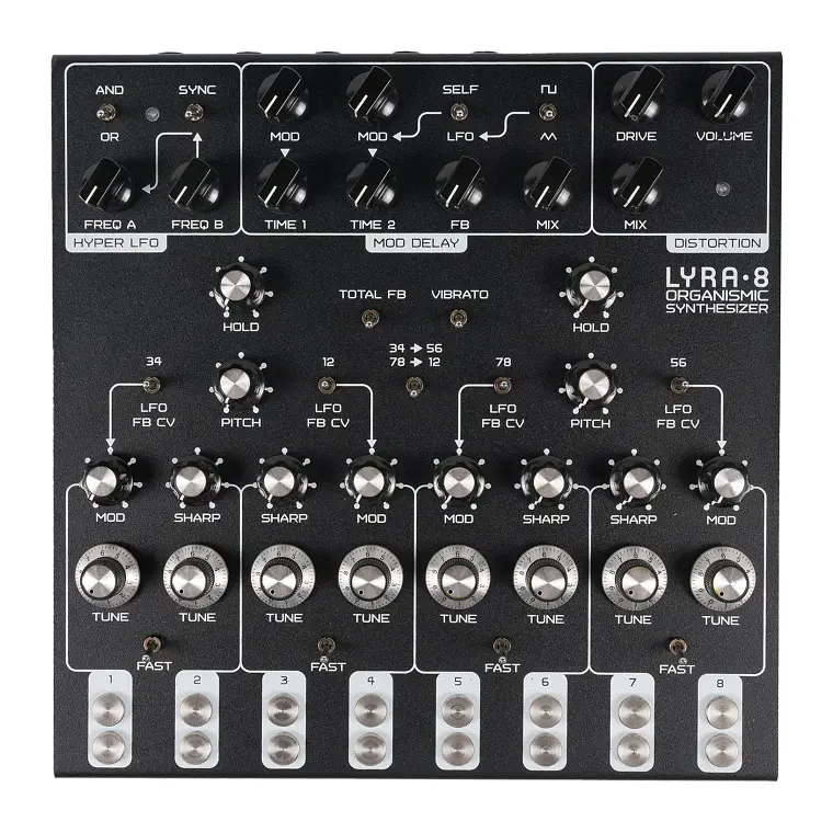 Soma Laboratory Lyra 8 Organismic Drone Negro Sintetizador 1