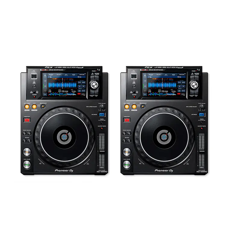 Pioneer DJ XDJ 1000 Mk2 Reproductores para DJ (2 Piezas) 1