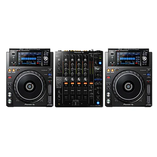 Pioneer DJ XDJ 1000 Mk2 (2 Piezas) + Pioneer DJ DJM 750 Mk2 Cabina Completa