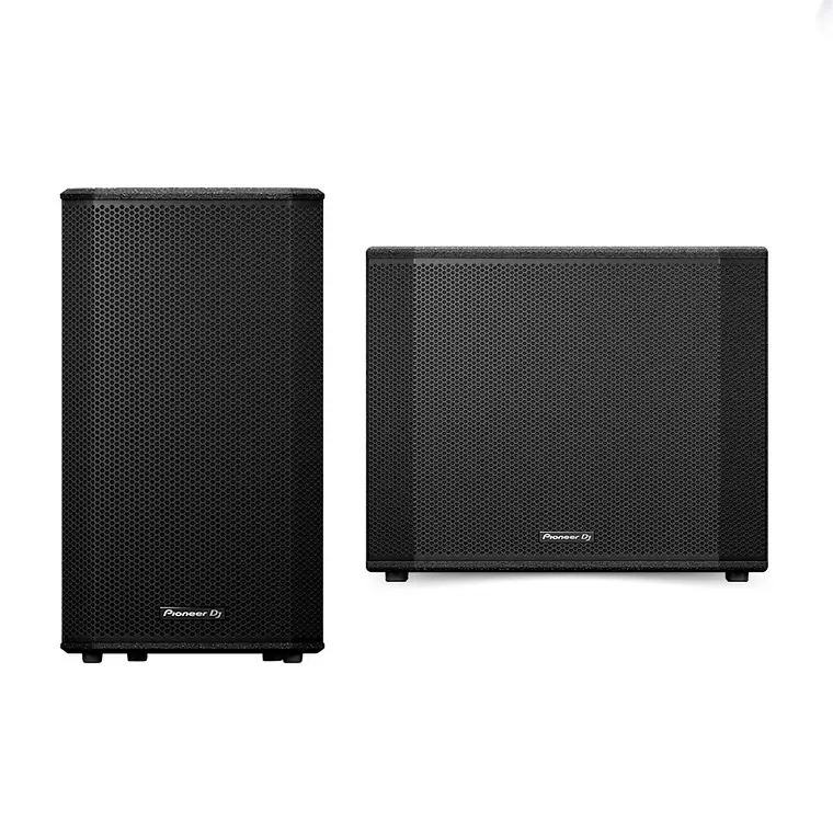 Pioneer DJ XPRS122 (2 Piezas) + Pioneer DJ XPRS1182S (2 Piezas) Sistema de Audio Activo 1