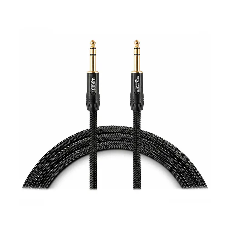 Warm Audio Cable Premier Series Plug 6.3mm TRS Macho a Plug 6.3mm TRS Macho 1.5 Metros 1