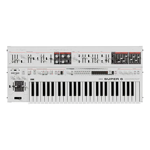 UDO Audio Super 6 ST49 Blanco Sintetizador Polifónico Híbrido