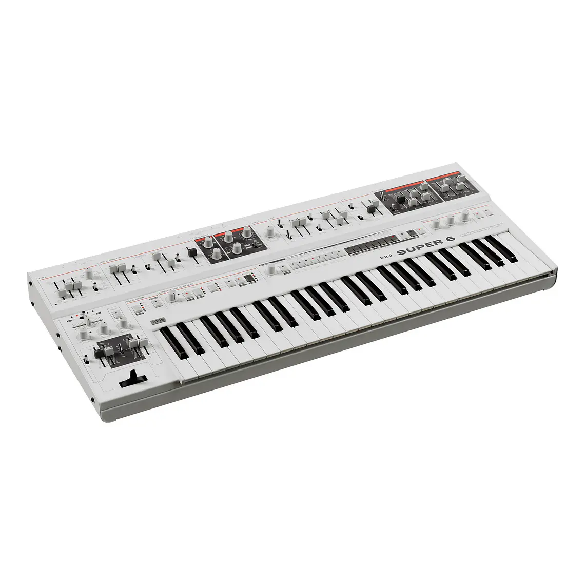 UDO Audio Super 6 ST49 Blanco Sintetizador Polifónico Híbrido 3