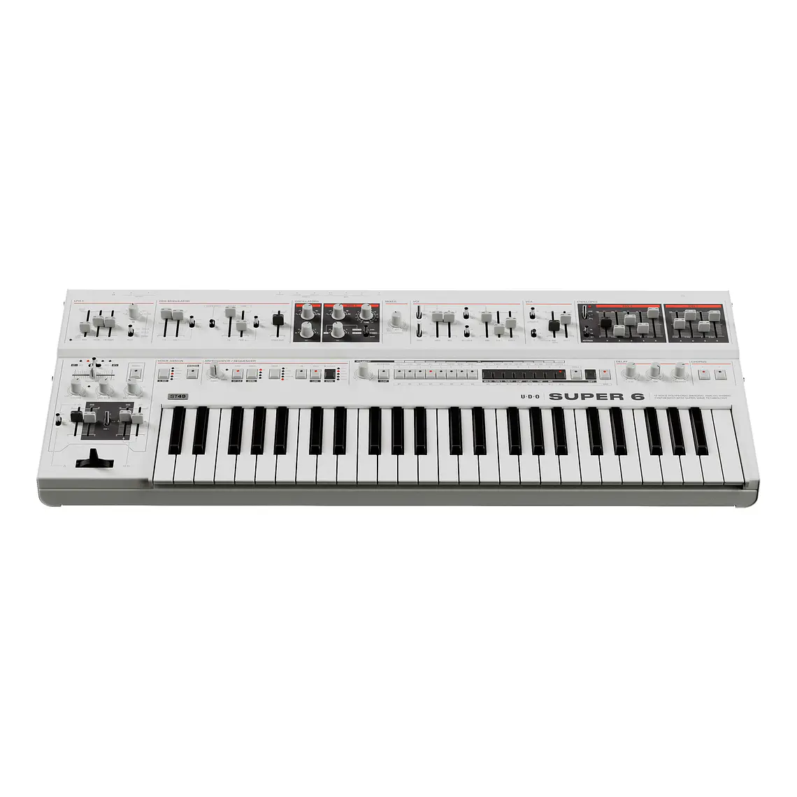 UDO Audio Super 6 ST49 Blanco Sintetizador Polifónico Híbrido 2