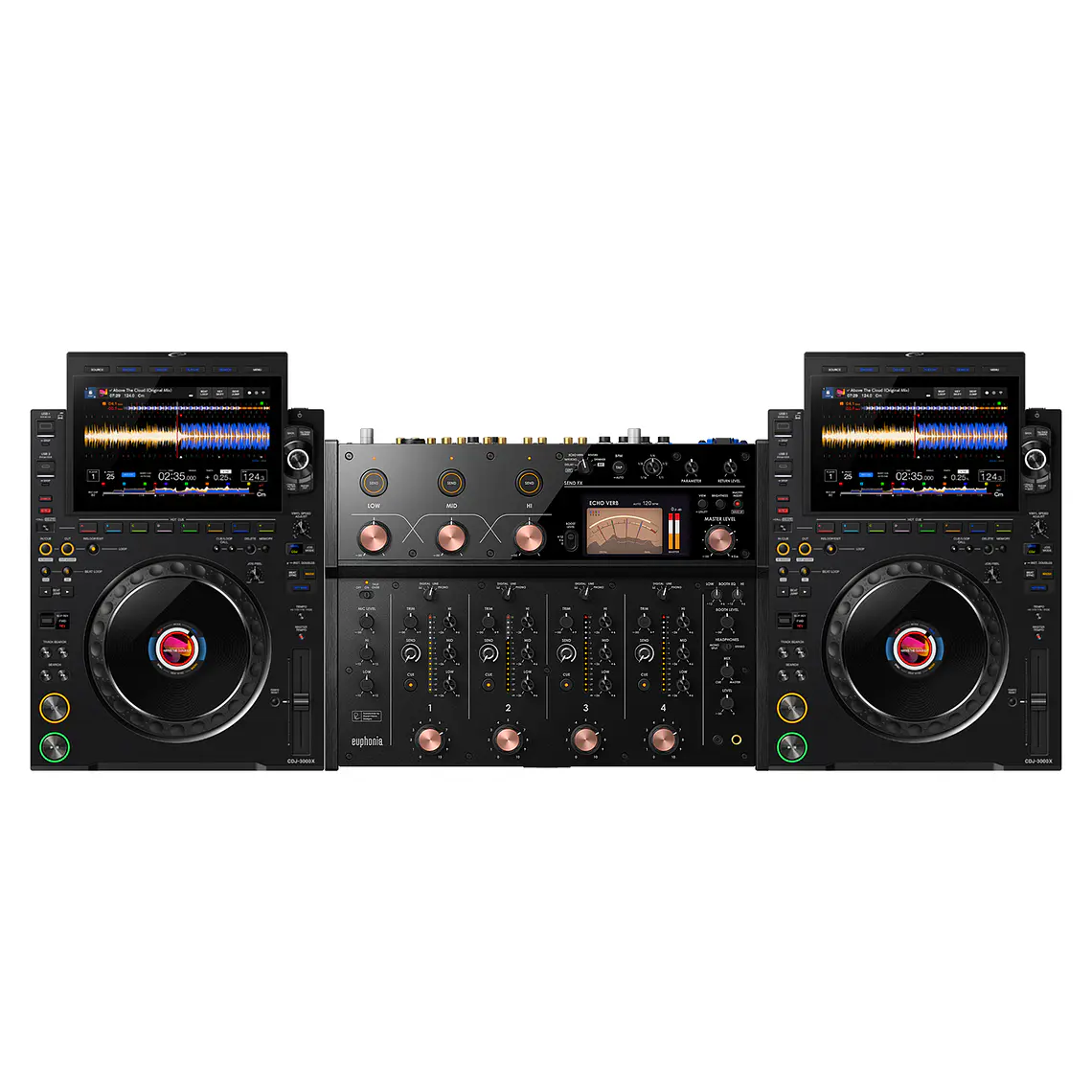 AlphaTheta CDJ 3000X (2 Piezas) + Alphatheta Euphonia  1