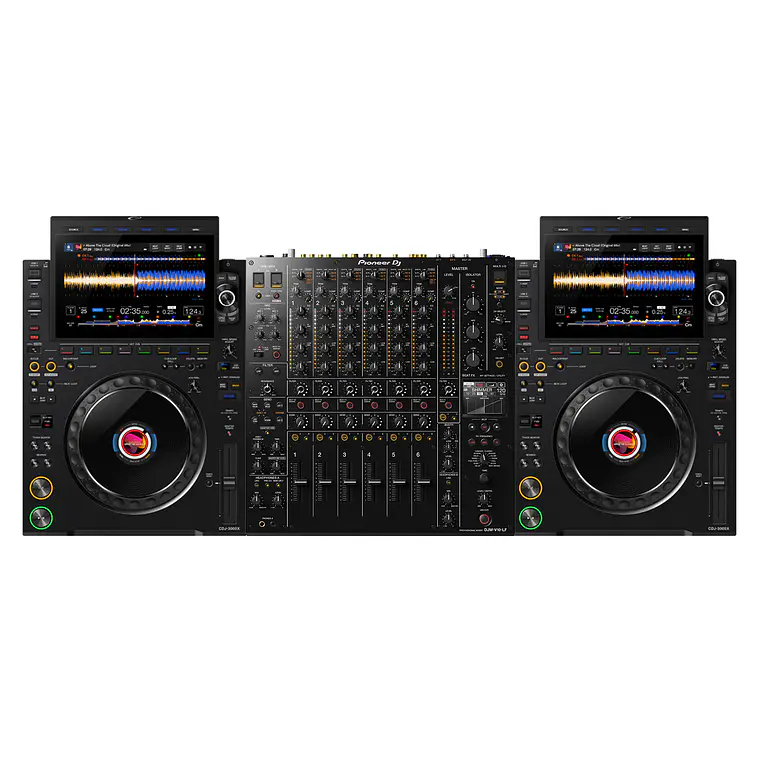AlphaTheta CDJ 3000X (2 Piezas) + Pioneer DJ DJM V10 LF 1