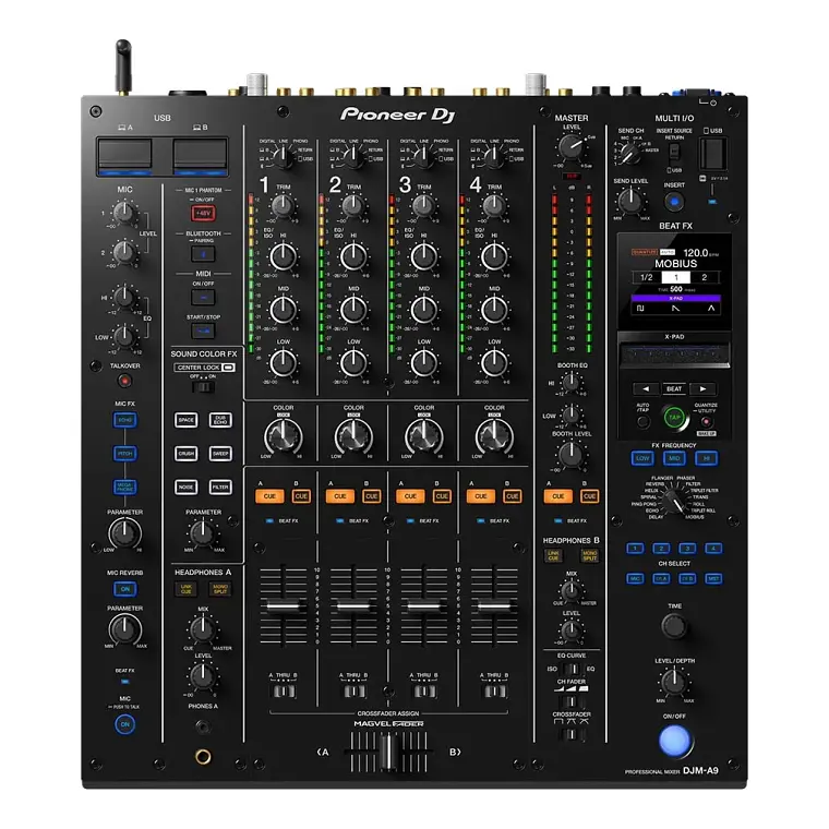 AlphaTheta CDJ 3000X (2 Piezas) + Pioneer DJ DJM A9 7