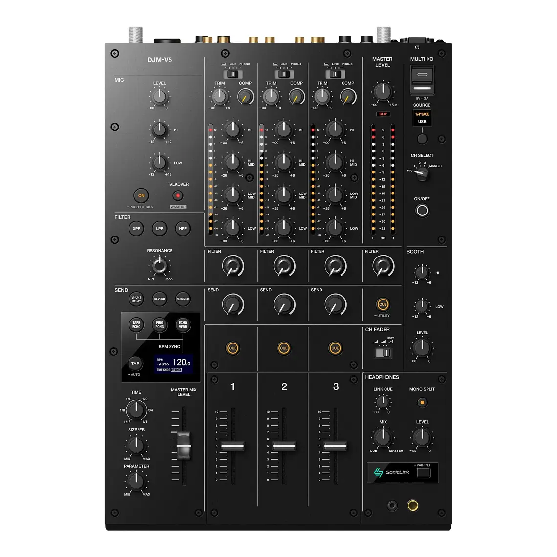 AlphaTheta CDJ 1500X (2 piezas) + AlphaTheta DJM V5 7