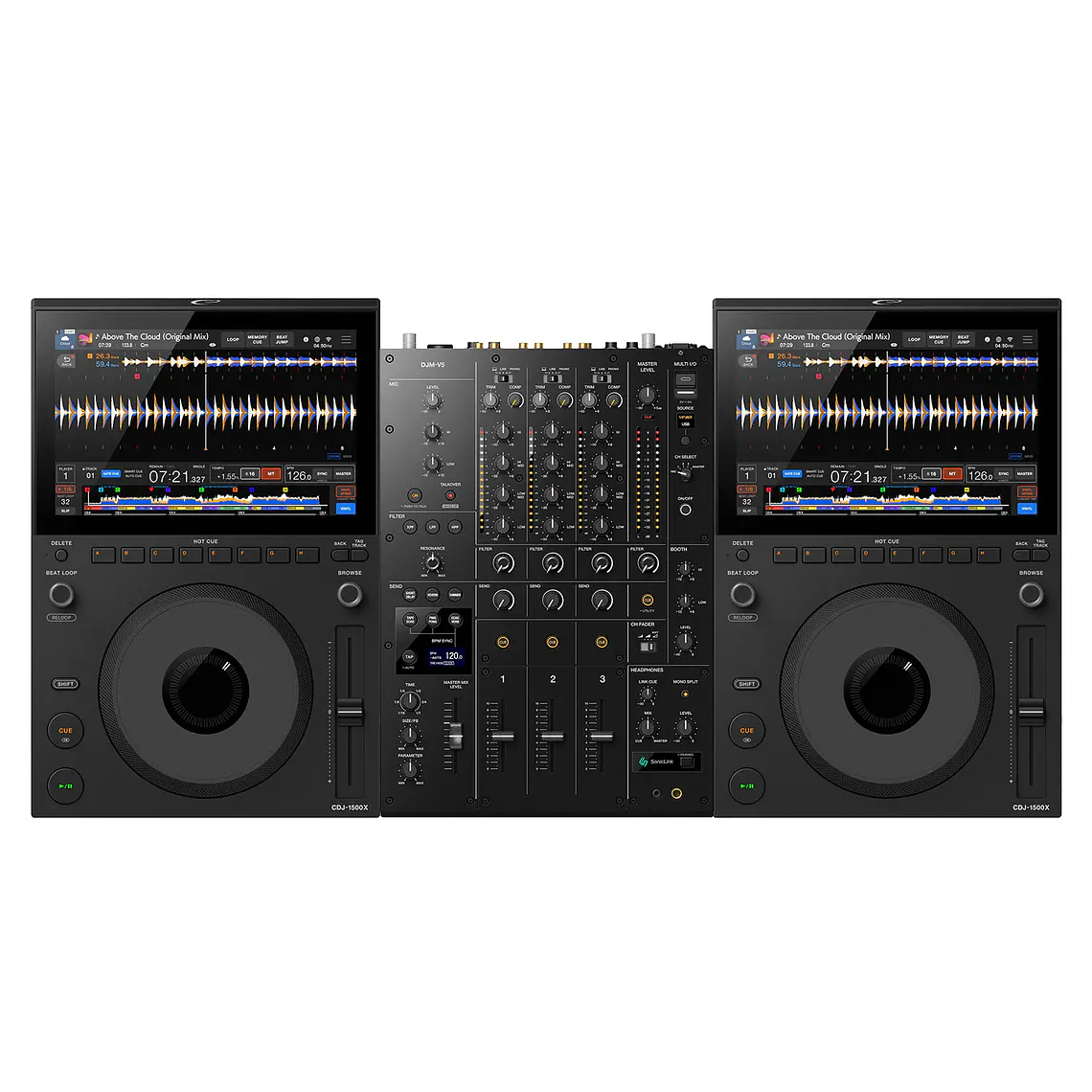 AlphaTheta CDJ 1500X (2 piezas) + AlphaTheta DJM V5 1