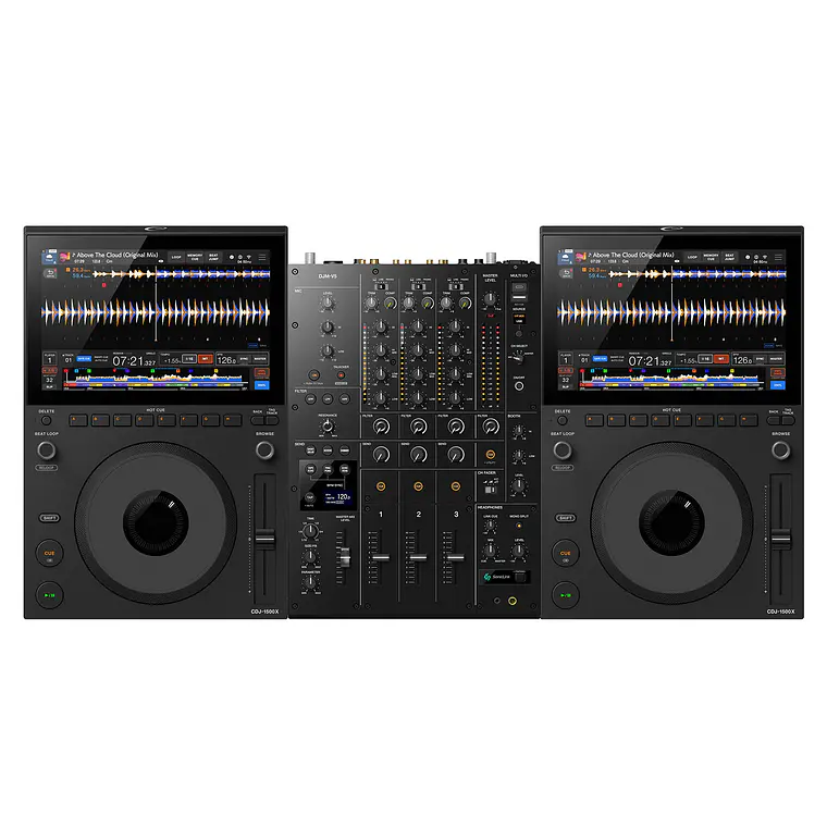 AlphaTheta CDJ 1500X (2 piezas) + AlphaTheta DJM V5 1
