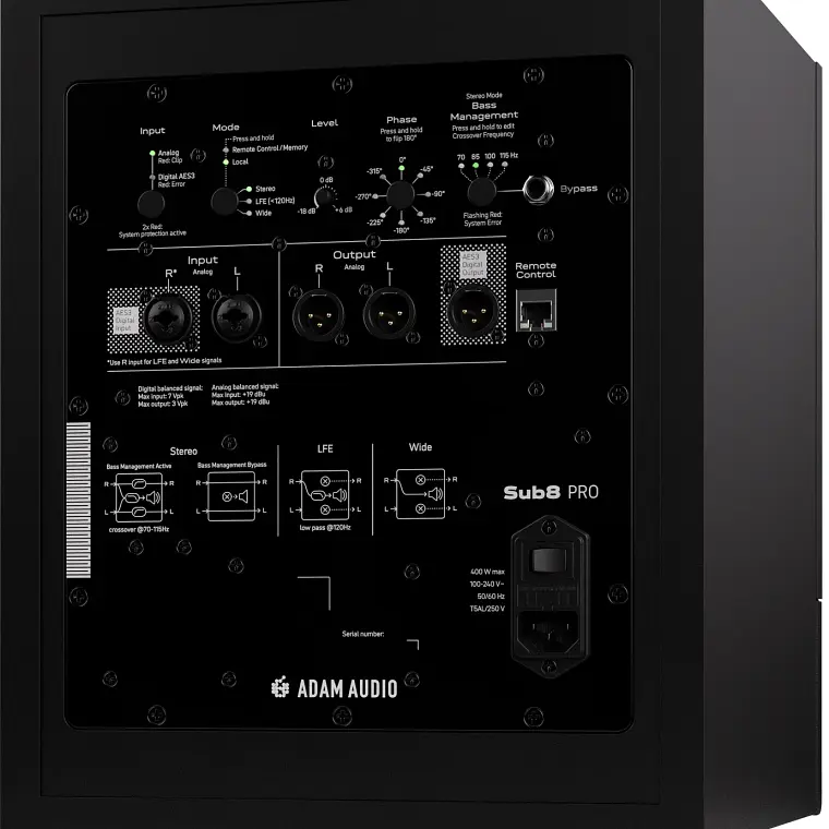 ADAM Audio Sub8 Pro Subwoofer Activo 2