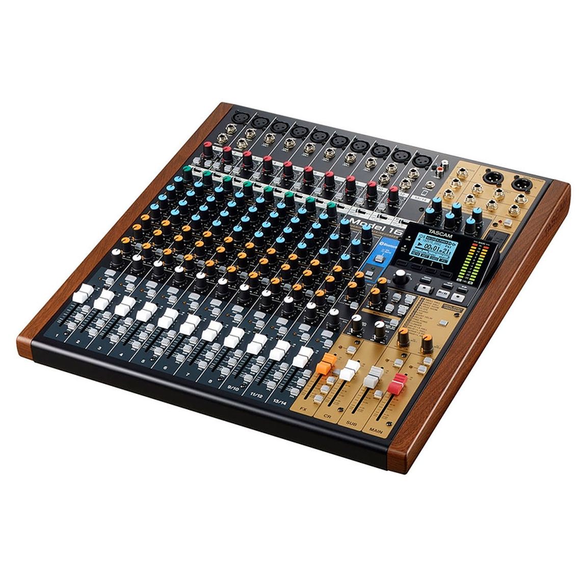 Tascam Model 16 Consola Mezcladora Multicanal Para Grabación 5