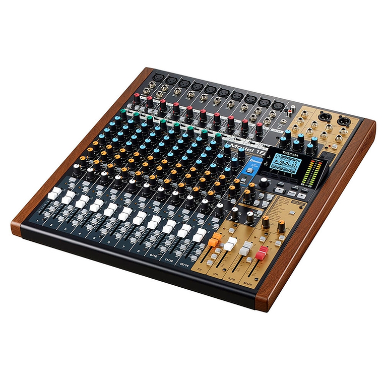 Tascam Model 16 Consola Mezcladora Multicanal Para Grabación 5