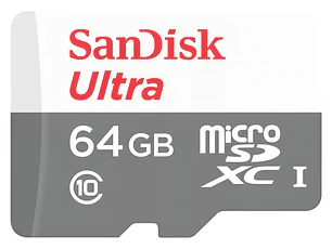 Tarjeta de memoria SanDisk clase 10 Ultra MicroSD card 64GB