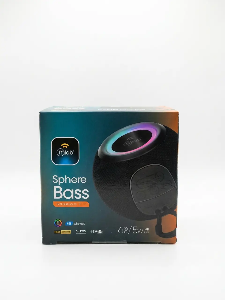 Parlante Bluetooth Mlab Sphere Bass 5W IP65 RGB 1