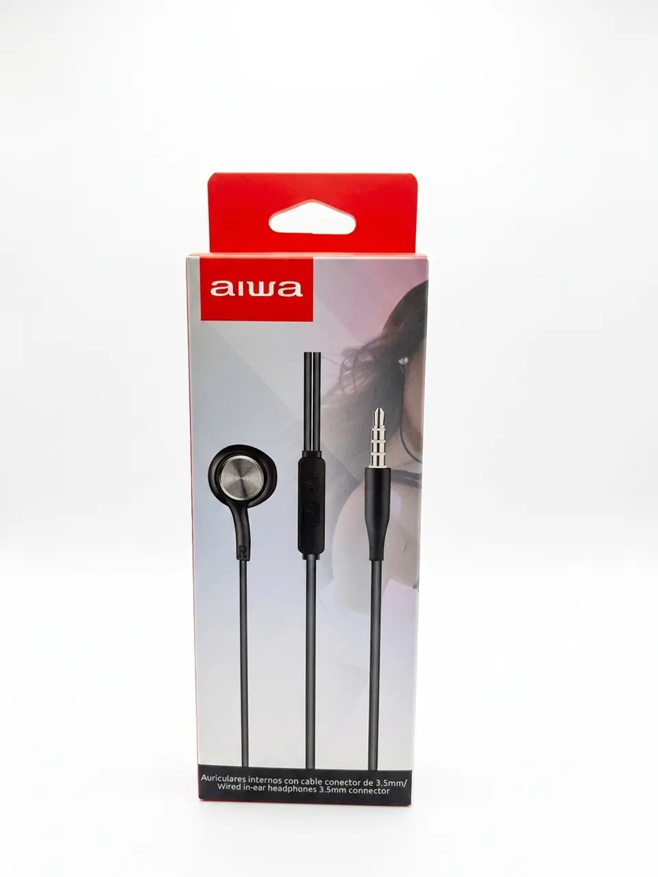 Auriculares In-Ear con Cable Aiwa Jack 3.5mm con Micrófono 1