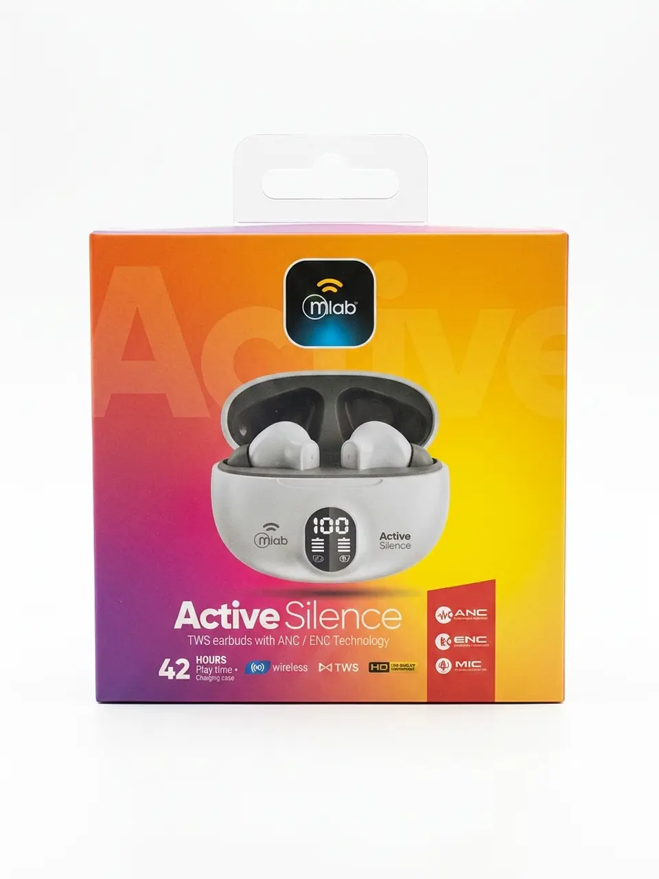 Auriculares Inalámbricos Microlab Active Silence ANC/ENC 42h 1