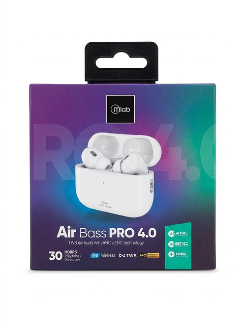 Audífonos Inalámbricos mlab Air Bass PRO 4.0 ANC