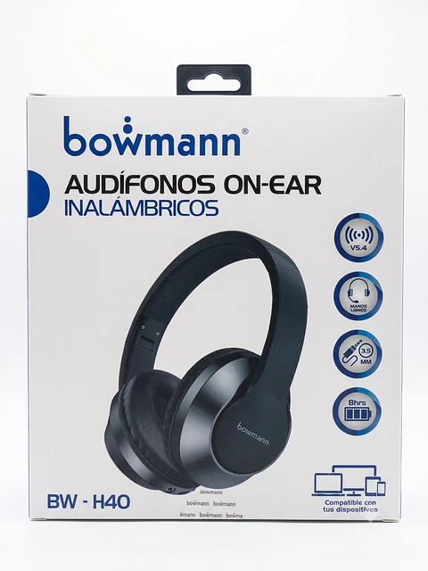 Audífonos Inalámbricos Bowmann BW-H40 On-Ear