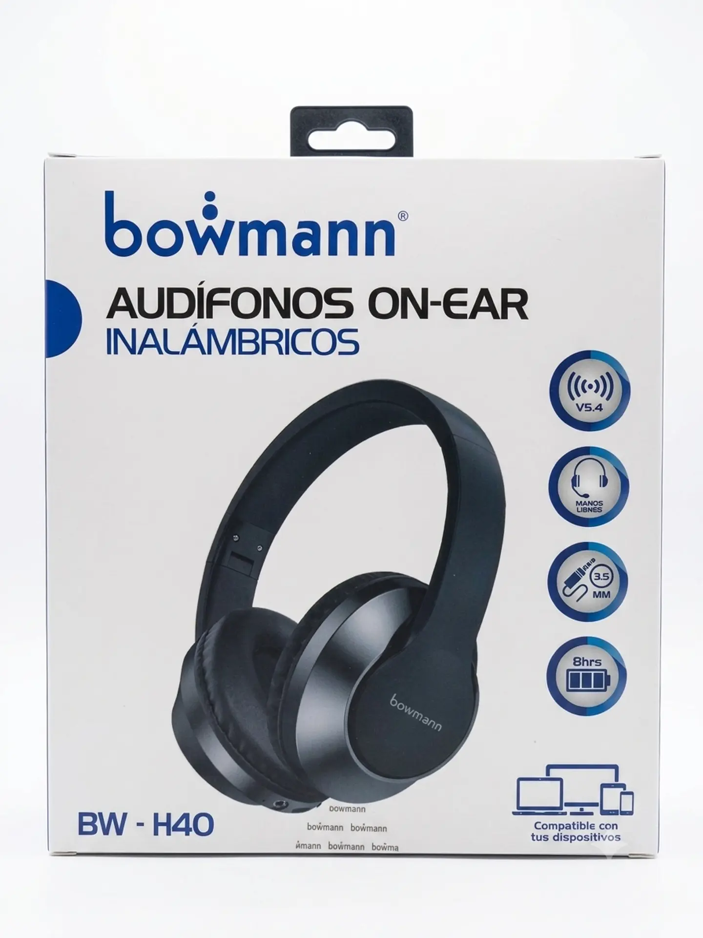 Audífonos Inalámbricos Bowmann BW-H40 On-Ear 1