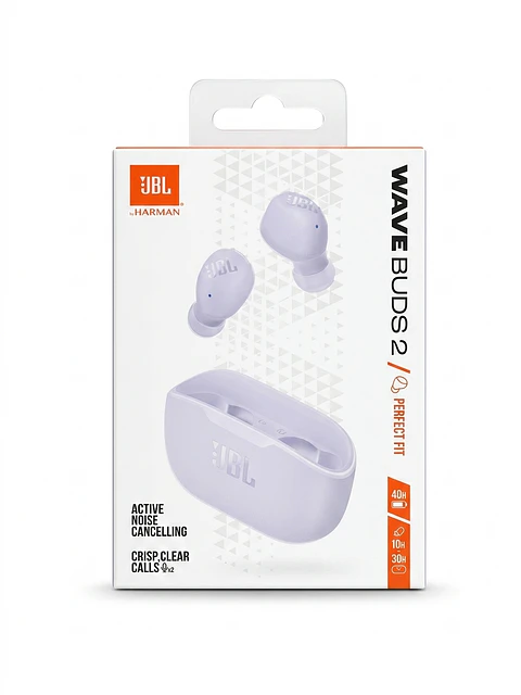 Audífonos Inalámbricos JBL Wave Buds 2 con Cancelación de Ruido