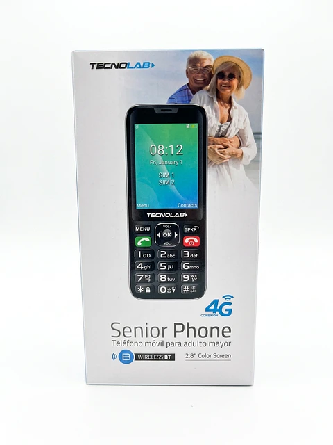 Teléfono Senior 4g Dual Sim Tecnolab