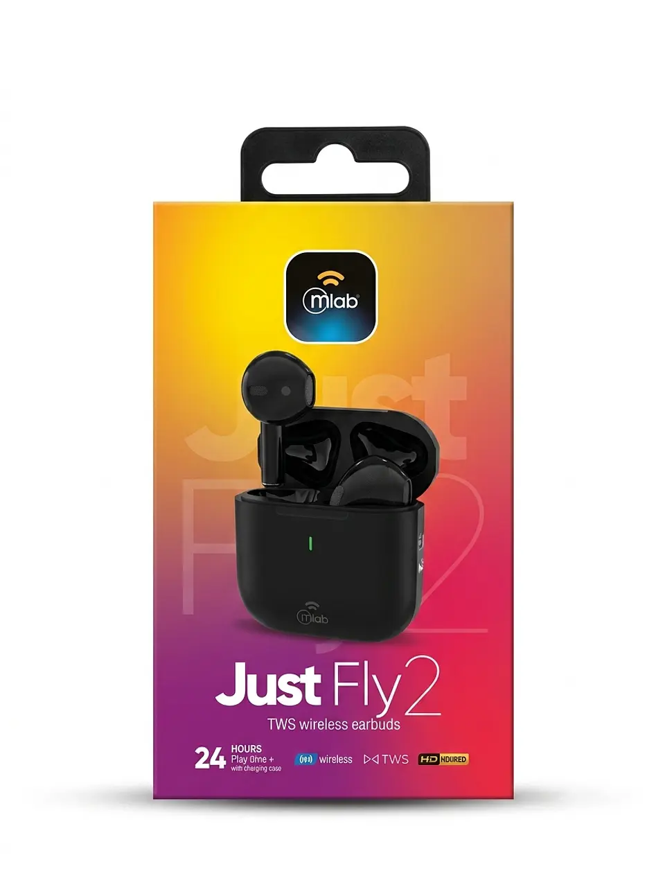Audífonos Inalámbricos mlab Just Fly 2 TWS con Hasta 24 Horas de Batería 1