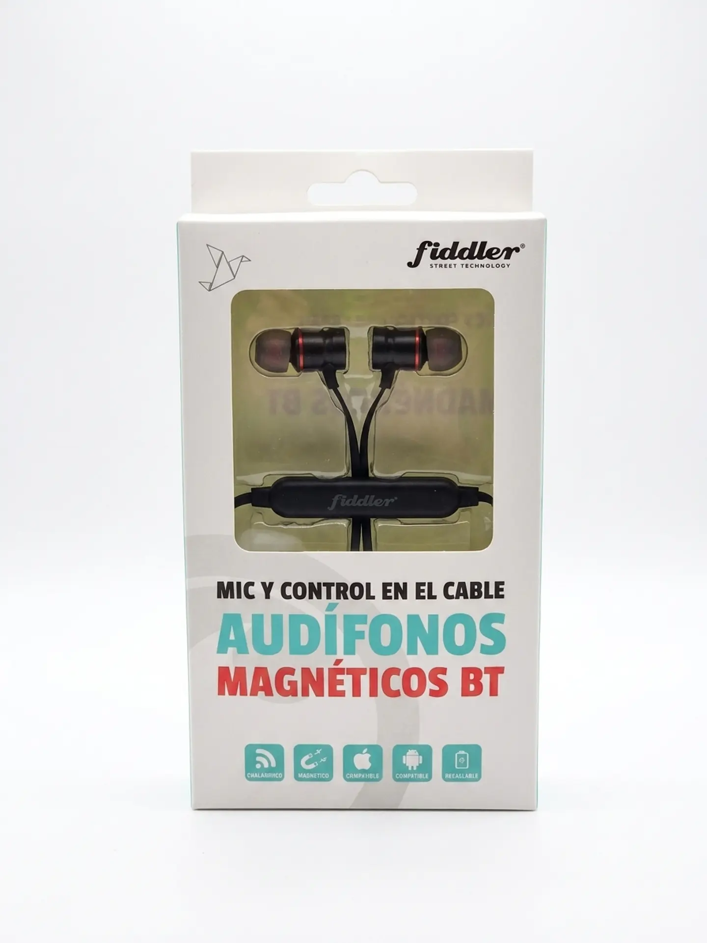 Audífonos Inalámbricos Bluetooth Fiddler Magnéticos con Micrófono 1