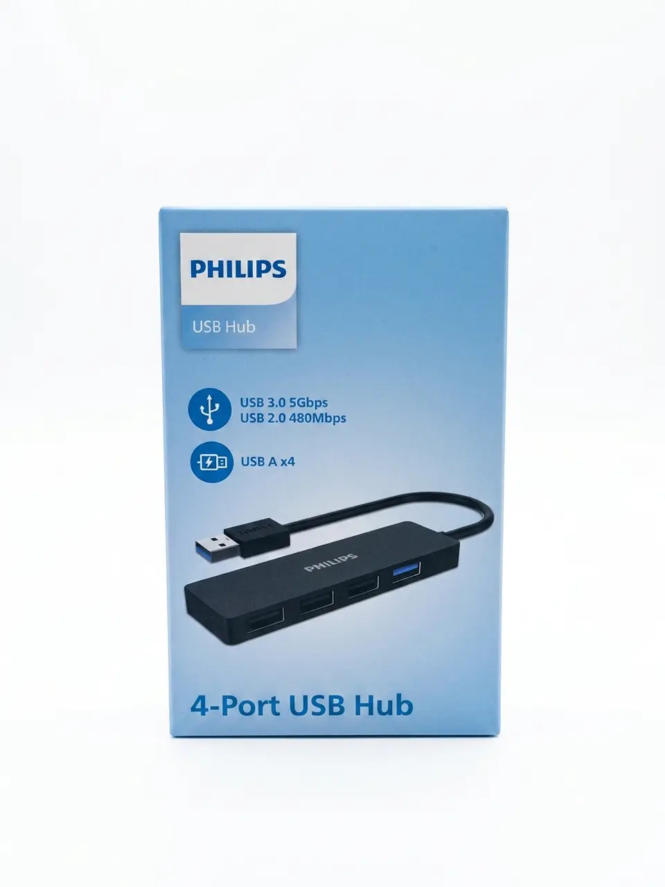 Hub USB Philips de 4 Puertos (USB 3.0 + USB 2.0) 1