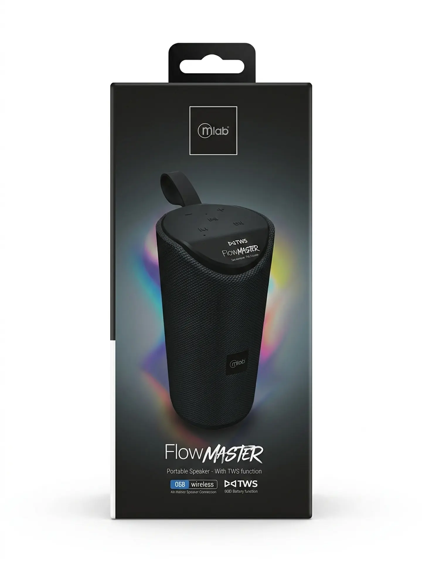 Parlante Portátil Inalámbrico mlab FlowMASTER con Función TWS 1