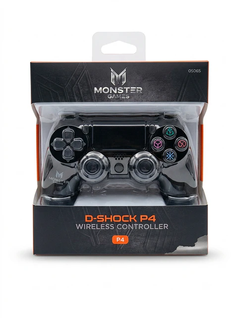 Control Inalámbrico Monster Games D-SHOCK P4 para PlayStation 4 y PC