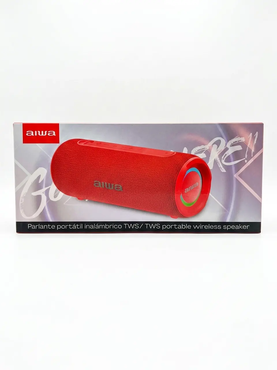 Parlante Portátil Inalámbrico Aiwa TWS con Luces LED 1