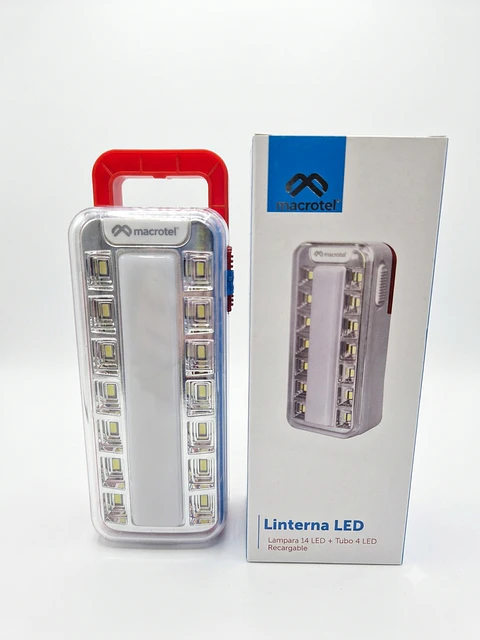 Linterna y Lámpara LED Recargable Macrotel