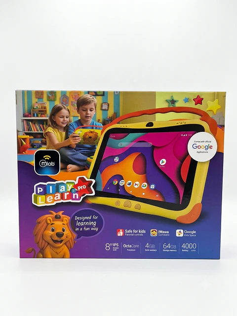 Tablet Infantil mlab Play Learn Pro 8" IPS (4GB RAM, 64GB, OctaCore, 4000mAh)