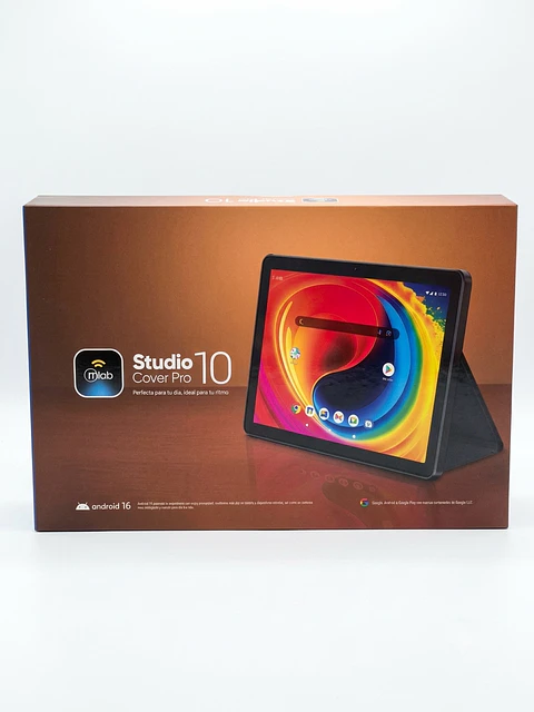 Tablet mlab Studio Cover Pro 10" (Android 14) con Funda Protectora