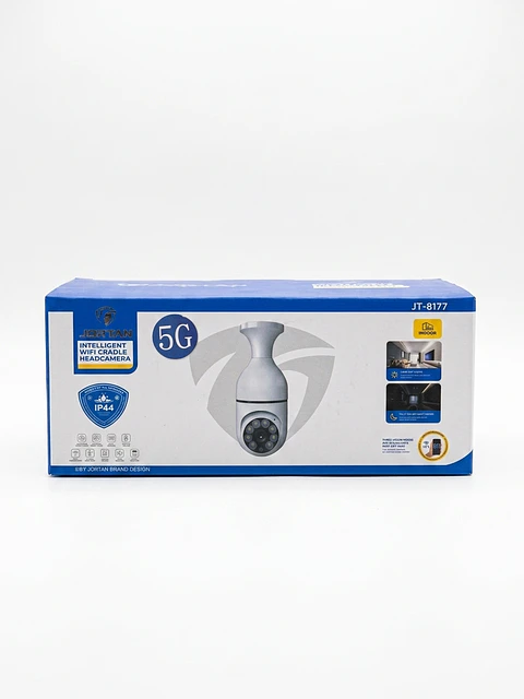Cámara de Seguridad JORTAN JT-8177 WiFi 5G Tipo Ampolleta IP44 / Visión Nocturna