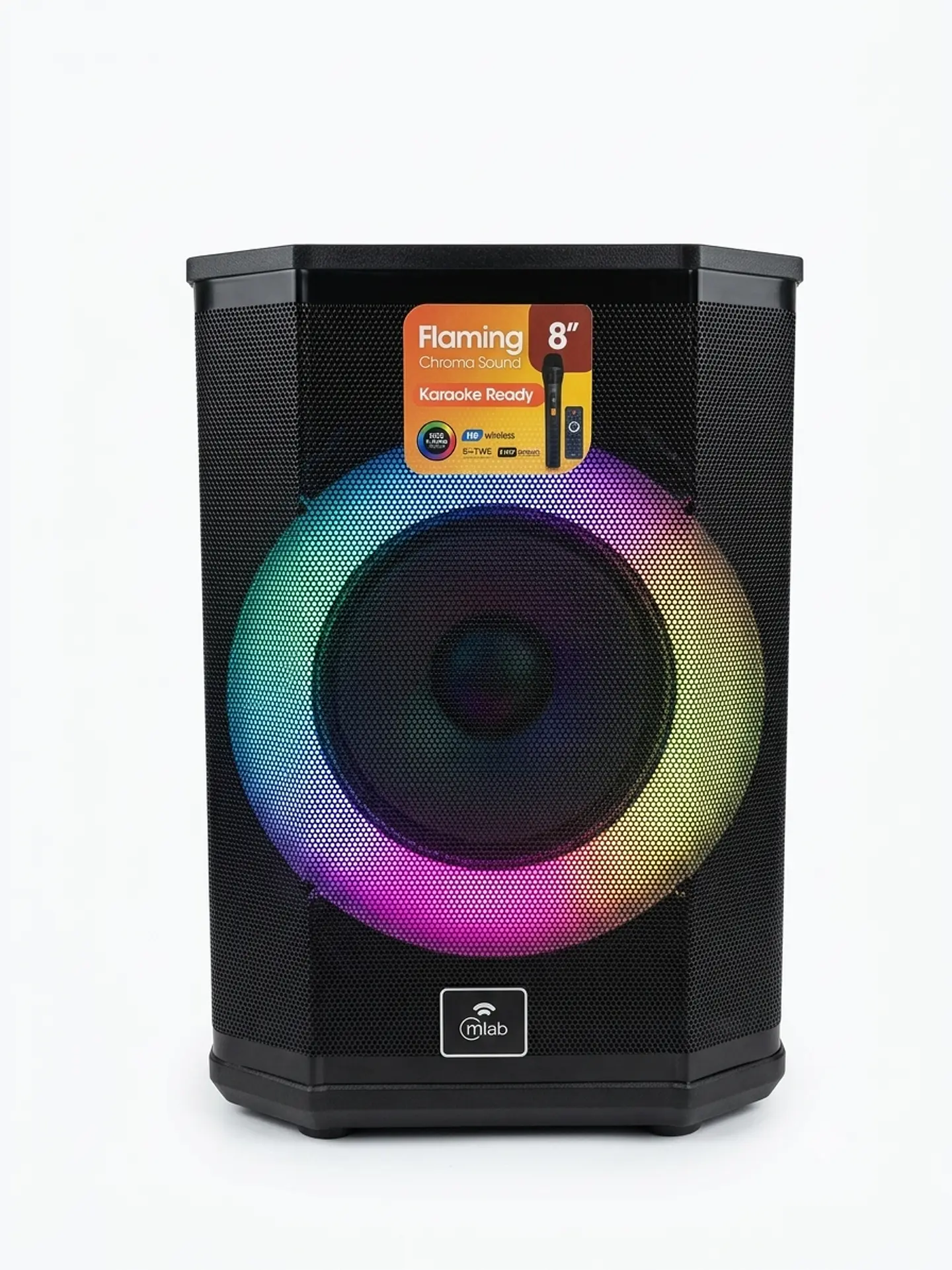Parlante Bluetooth Inalámbrico Mlab Flaming Chroma Sound 8