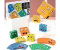 Bloques De Construcción Montessori Game Toys Expression Face