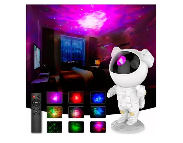 Lampara Proyector Astronauta De Galaxia Luz Led /rgb-premium