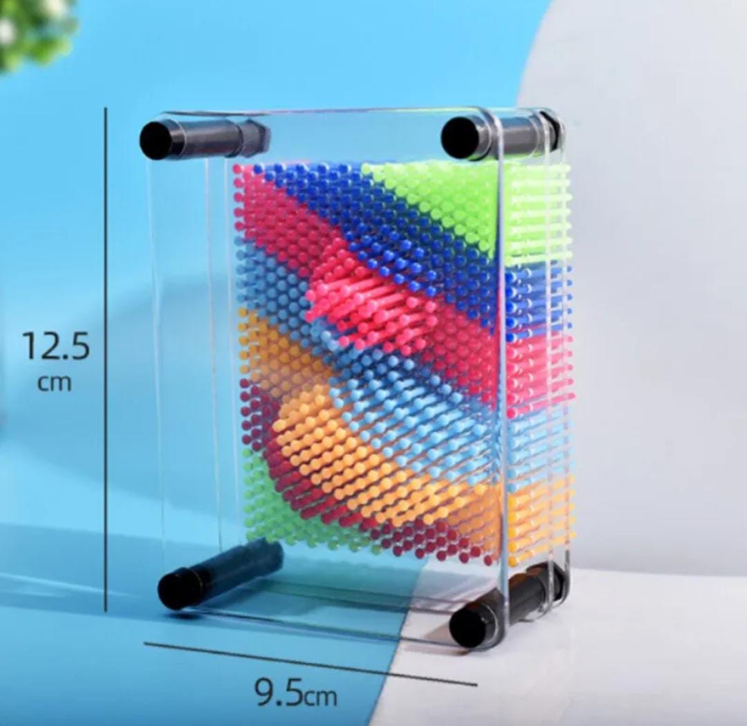 PinArt PinPressions – 3D-Gesichtsabdruck-Set Mit 4500 Beweglichen Pins, Silber