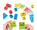 Juego didáctico puzzle expresiones faciales con timbre