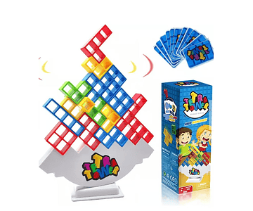 Balanceo de Bloques Tetris 16 piezas - Tetra Tower