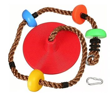 Columpio Mecedor de Escalada Multicolor 