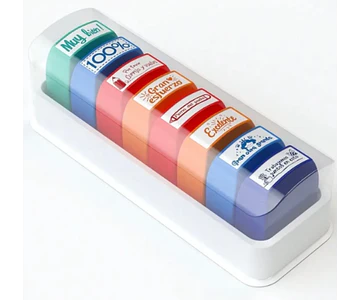 Timbres Motivacionales Educativos Multicolores 