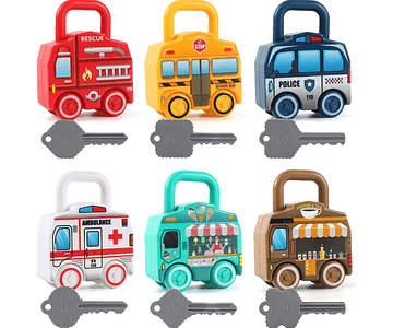 Candados con forma de vehículos 