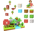 Juguete Minecraft bloques Magnético de 80 unidades 