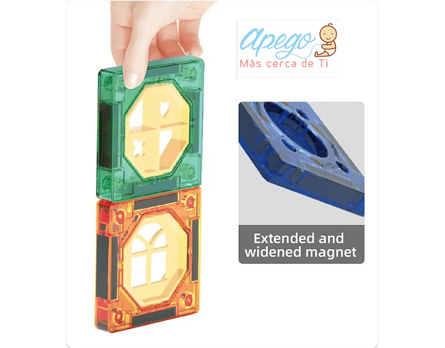 Bloques Magnéticos Construcción Juguetes Ninos Imanes 94 Pz