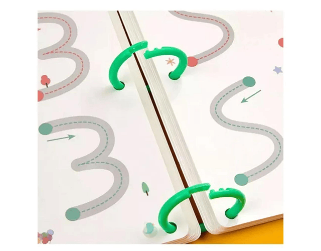 Libro Mágico de Entrenamiento para  el control de Caligrafía Reutilizable Montessori