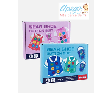 Juguetes Para Enhebrar Cordones y cocer botones a las camisas